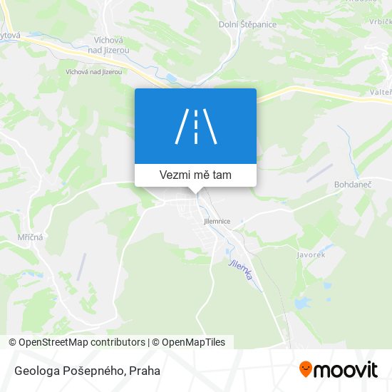 Geologa Pošepného mapa