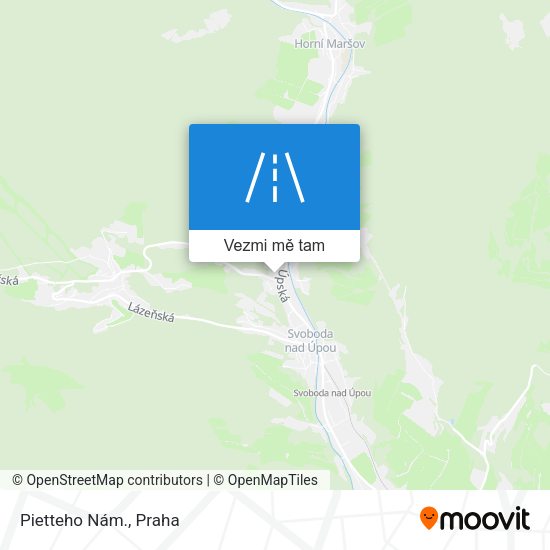 Pietteho Nám. mapa