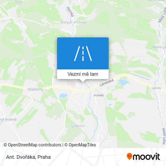 Ant. Dvořáka mapa