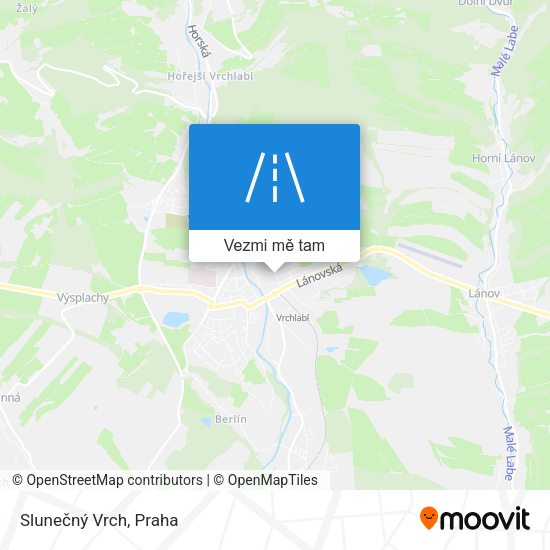 Slunečný Vrch mapa