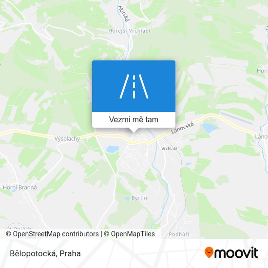 Bělopotocká mapa