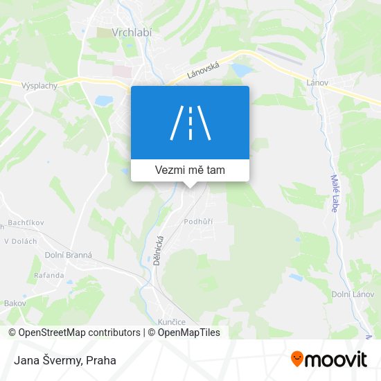 Jana Švermy mapa