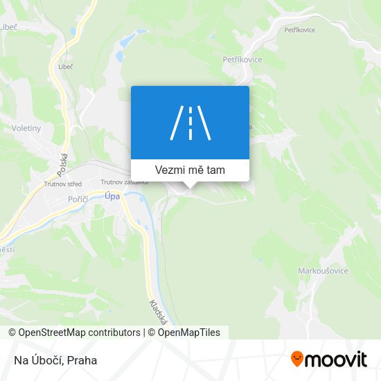 Na Úbočí mapa