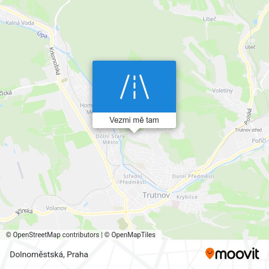 Dolnoměstská mapa