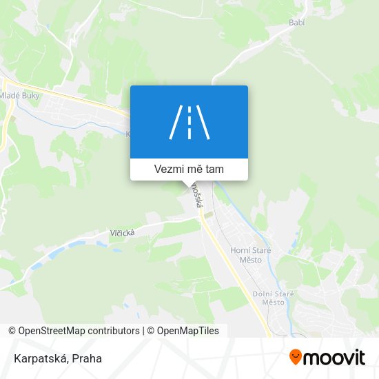 Karpatská mapa