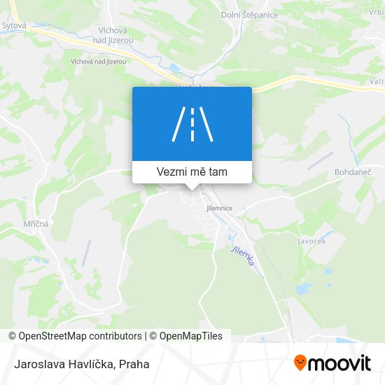 Jaroslava Havlíčka mapa