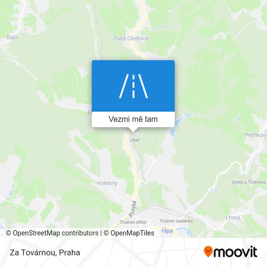 Za Továrnou mapa