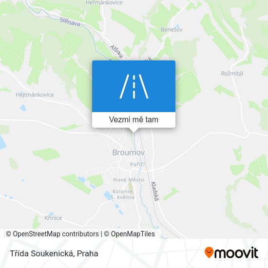 Třída Soukenická mapa