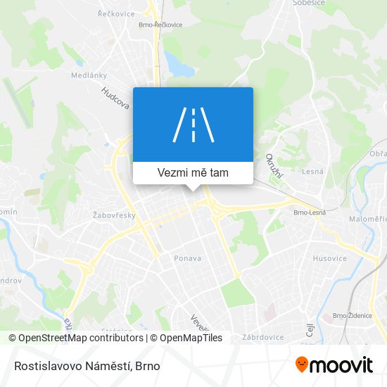 Rostislavovo Náměstí mapa