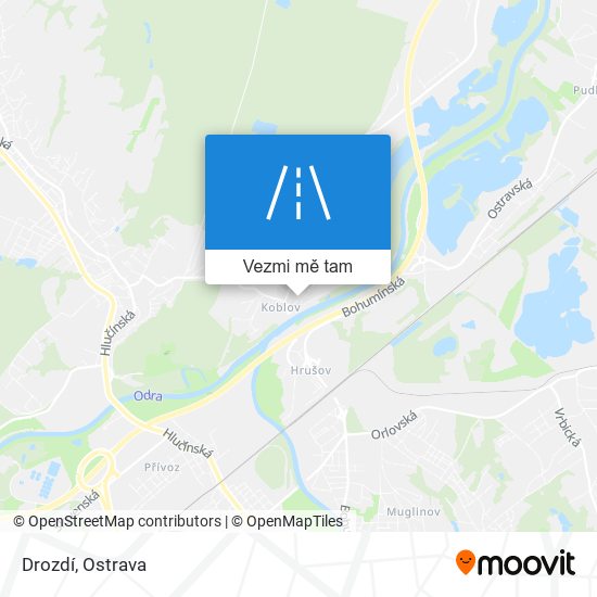 Drozdí mapa