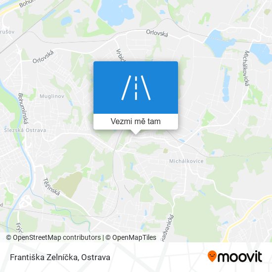 Františka Zelníčka mapa