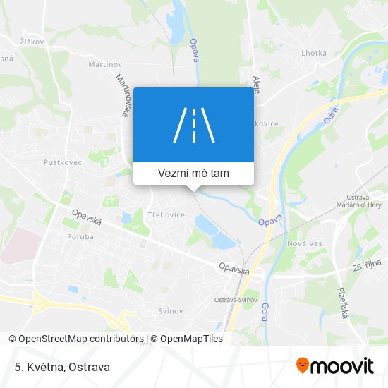 5. Května mapa