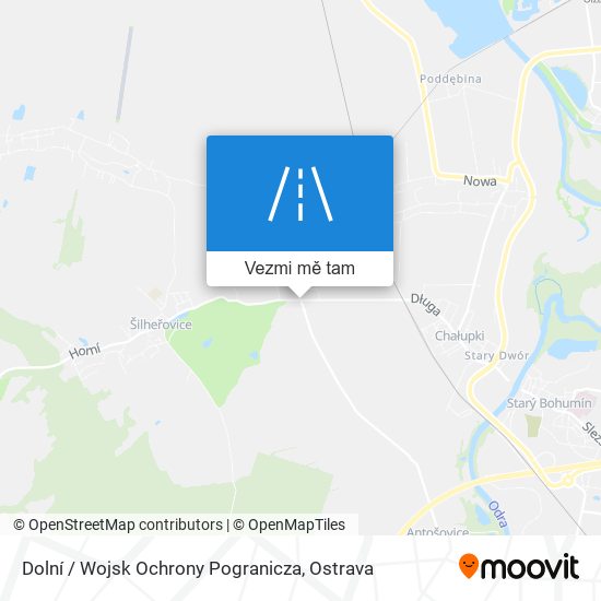 Dolní / Wojsk Ochrony Pogranicza mapa