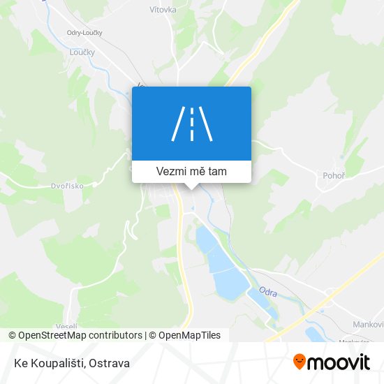 Ke Koupališti mapa