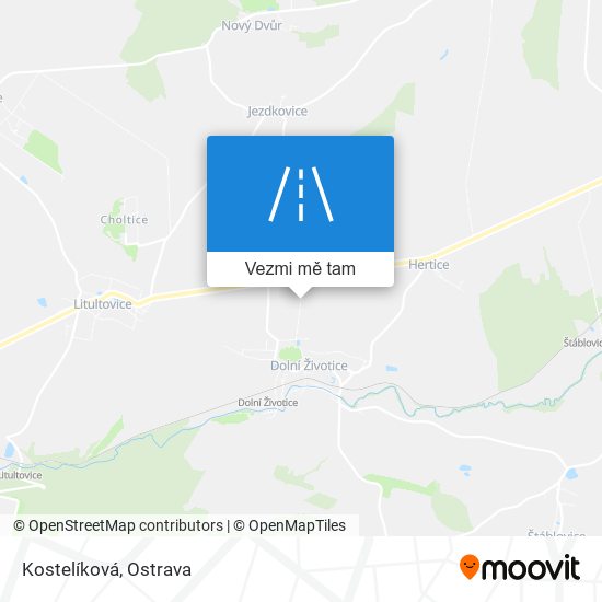 Kostelíková mapa