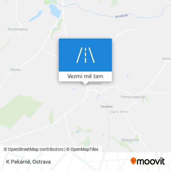 K Pekárně mapa