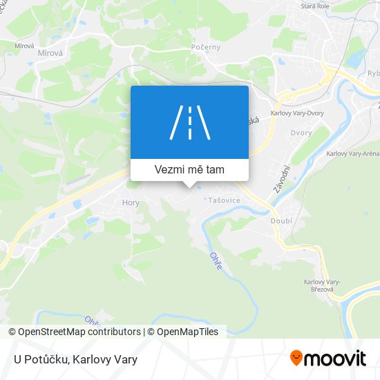 U Potůčku mapa