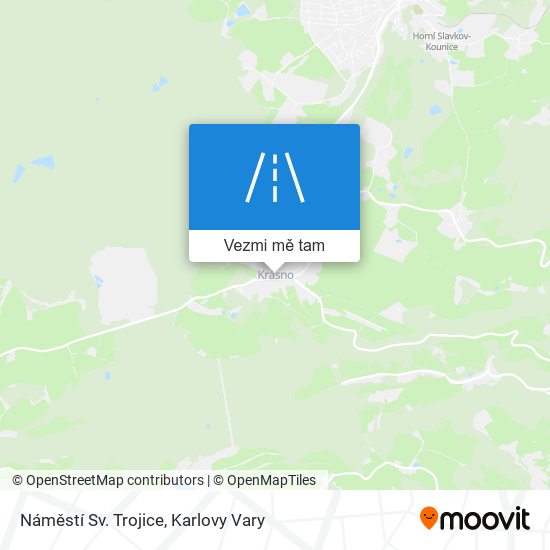 Náměstí Sv. Trojice mapa