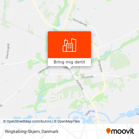 Ringkøbing-Skjern kort