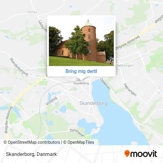 Skanderborg kort