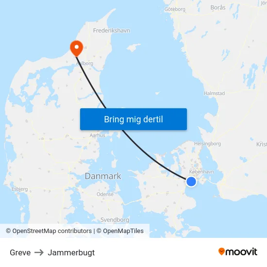 Greve to Jammerbugt map