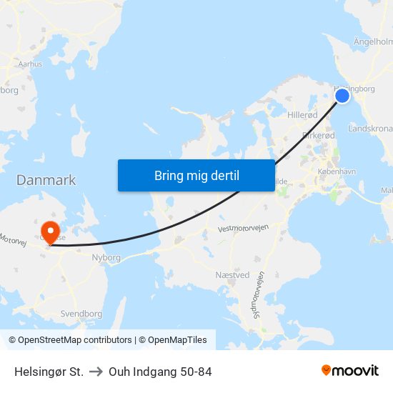 Helsingør St. to Ouh Indgang 50-84 map