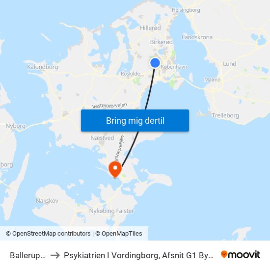 Ballerup St. to Psykiatrien I Vordingborg, Afsnit G1 Bygning 41 map