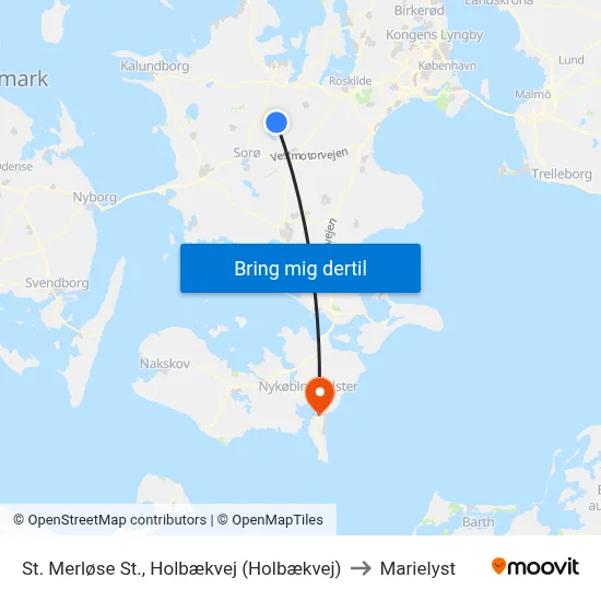 St. Merløse St., Holbækvej (Holbækvej) to Marielyst map