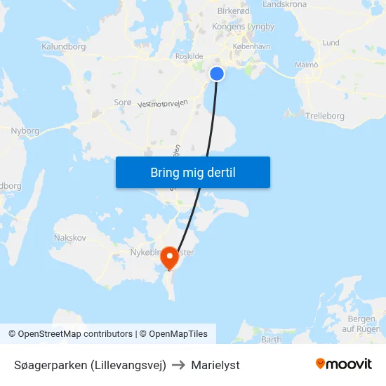 Søagerparken (Lillevangsvej) to Marielyst map