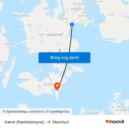 Kæret (Nældebjergvej) to Marielyst map