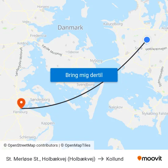 St. Merløse St., Holbækvej (Holbækvej) to Kollund map