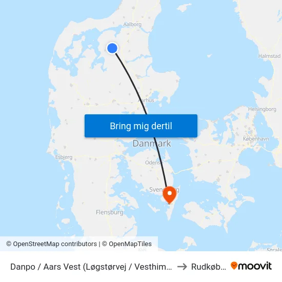 Danpo / Aars Vest (Løgstørvej / Vesthim. Komm) to Rudkøbing map