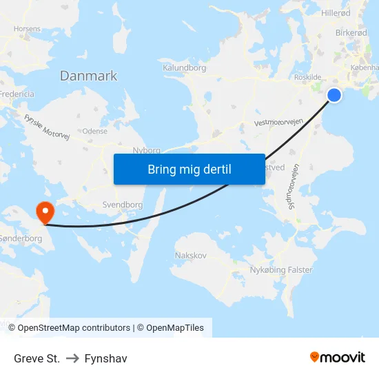 Greve St. to Fynshav map