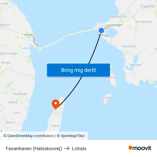 Fasanhaven (Halsskovvej) to Lohals map