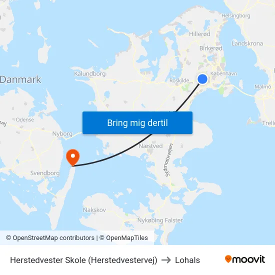 Herstedvester Skole (Herstedvestervej) to Lohals map