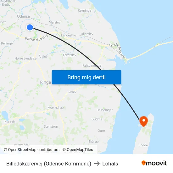 Billedskærervej (Odense Kommune) to Lohals map