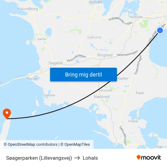 Søagerparken (Lillevangsvej) to Lohals map
