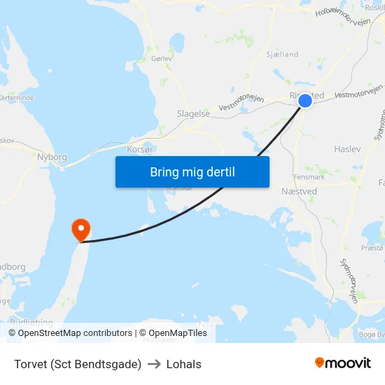 Torvet (Sct Bendtsgade) to Lohals map