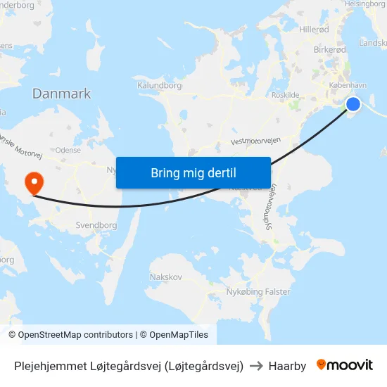 Plejehjemmet Løjtegårdsvej (Løjtegårdsvej) to Haarby map