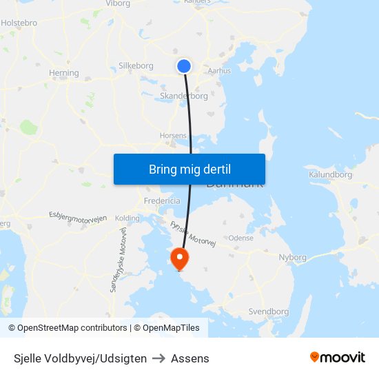 Sjelle Voldbyvej/Udsigten to Assens map