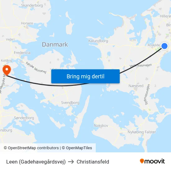 Leen (Gadehavegårdsvej) to Christiansfeld map