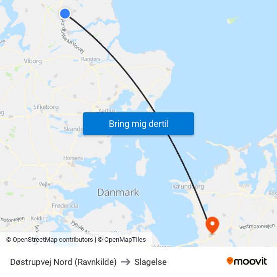 Døstrupvej Nord (Ravnkilde) to Slagelse map