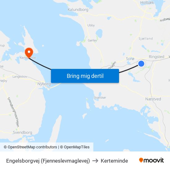 Engelsborgvej (Fjenneslevmaglevej) to Kerteminde map