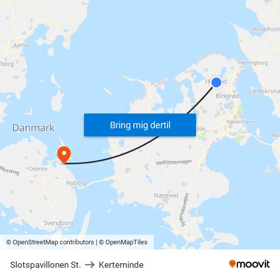 Slotspavillonen St. to Kerteminde map