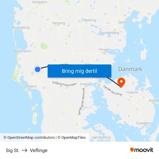 Sig St. to Veflinge map