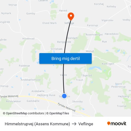 Himmelstrupvej (Assens Kommune) to Veflinge map