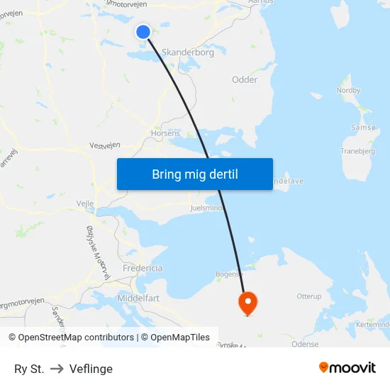 Ry St. to Veflinge map
