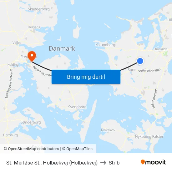 St. Merløse St., Holbækvej (Holbækvej) to Strib map
