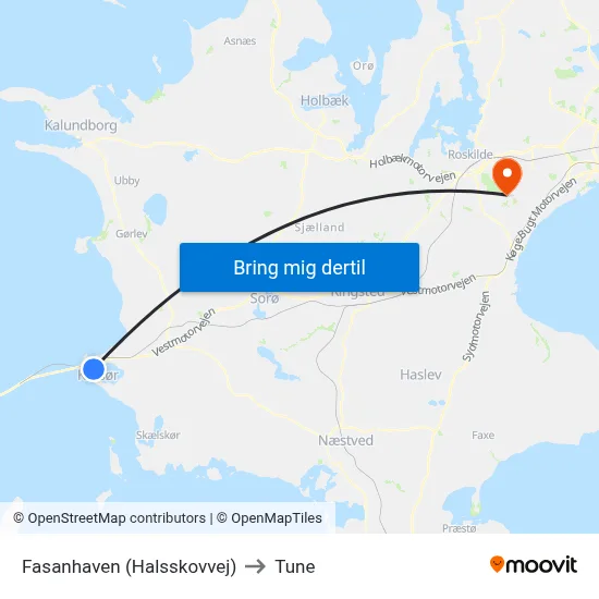 Fasanhaven (Halsskovvej) to Tune map