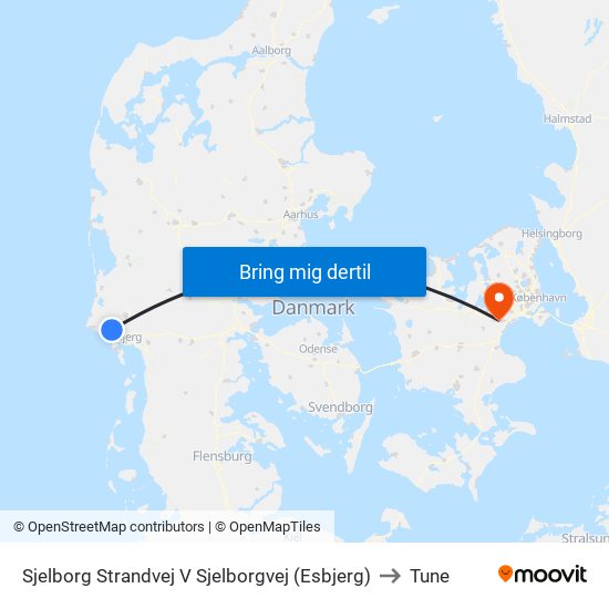 Sjelborg Strandvej V Sjelborgvej (Esbjerg) to Tune map